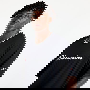 T-paita Champion SS Tee Black Musta | 220256 CHA KK001, 4