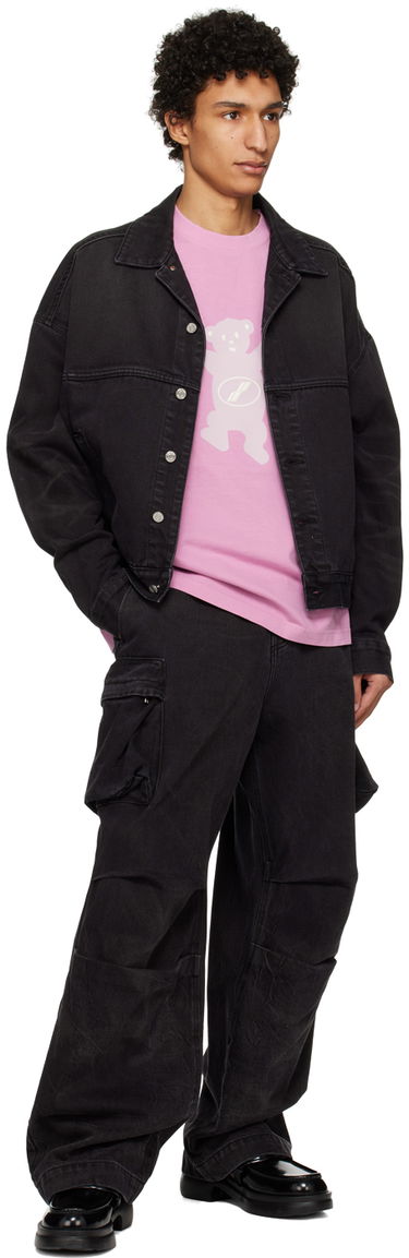 Takki We11done Graphic Denim Jacket Musta | WD-DJ3-22-376-U-BK, 3