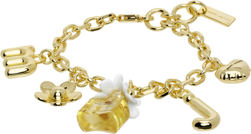 Rannerengas Marc Jacobs Marc Jacobs Daisy Gold Charm Bracelet Keltainen | 2P4JBR001J36