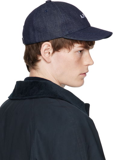 Korkki A.P.C. A.P.C. Charlie Denim Baseball Cap Tummansininen | COHIZ-M24069, 2