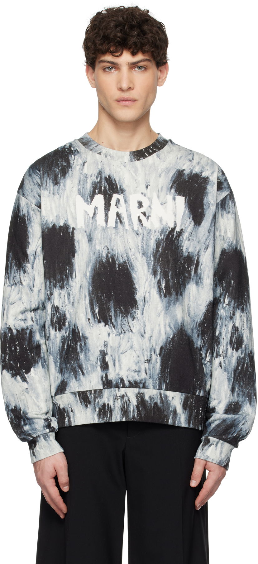 Huppari Marni Marni Scribble Logo Organic Sweatshirt Monivärinen | FUMU0074PR USS023