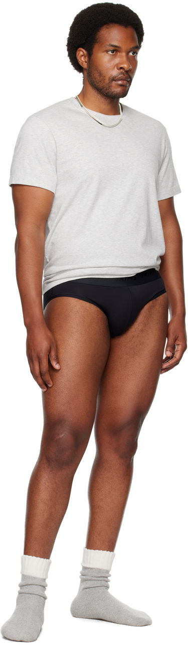 Pikkuhousut SKIMS SKIMS Stretch Briefs, Three-Pack Musta | BO-BRF-5629M, 4