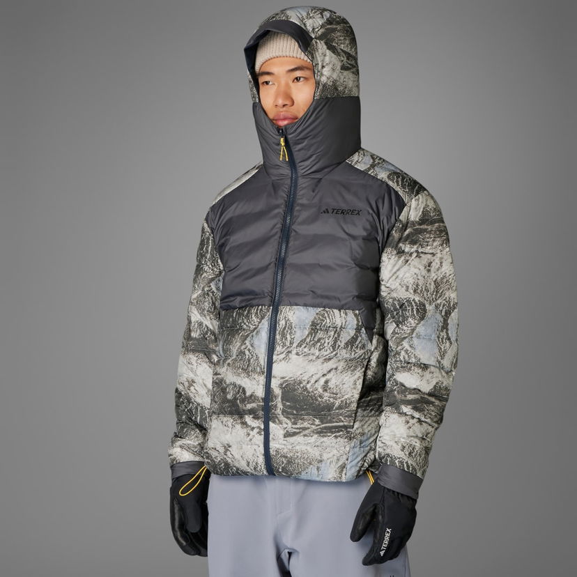 Puffer takki adidas Performance National Geographic Insulated Harmaa | IX7952