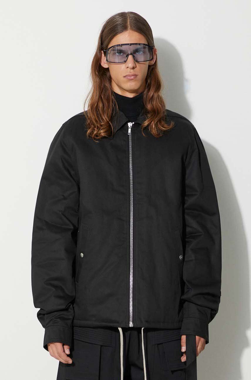 Takki Rick Owens Cotton Jacket Musta | DU02C5783.TW, 0