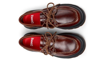 Tennarit ja kengät Camper Brutus+ Chunky Laced Loafers Ruskea | K101067-001, 4