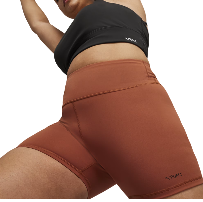 Shortsit Puma FIT HW 5 TIGHT SHORT Ruskea | 524804-81, 1