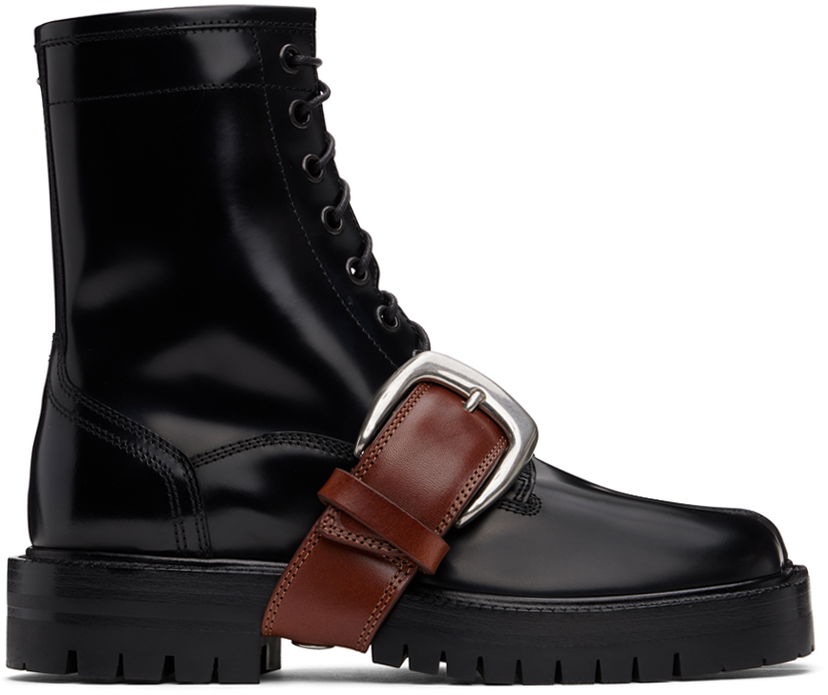 Tennarit ja kengät Maison Margiela Tabi Combat Boots Musta | S58WU0415 P7986