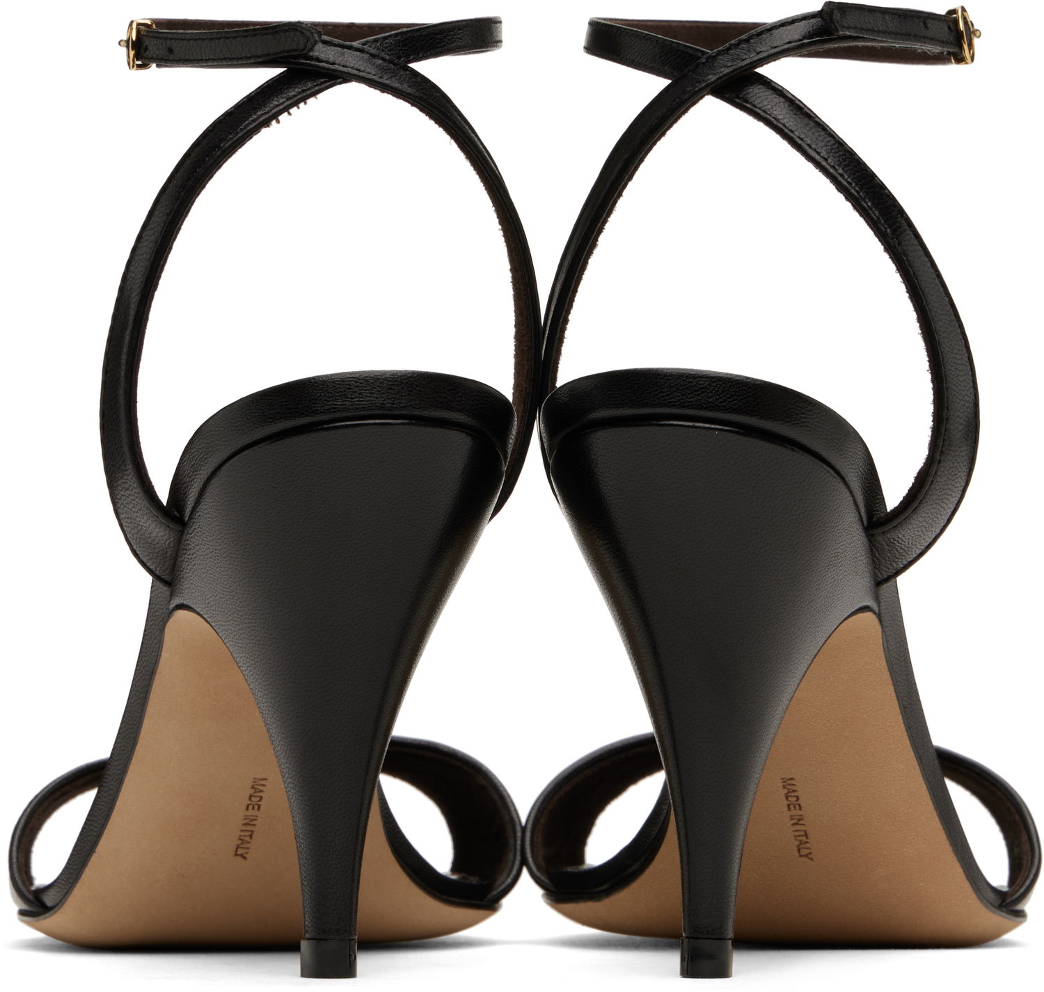 Asusteet The Row The Row Vika Ankle Strap Heeled Sandals Musta | F1584-SL1, 1