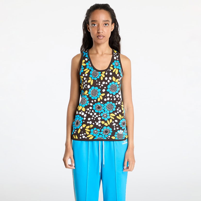 Tankkitoppi adidas Originals Wales Bonner x Knit Vest Ruskea | JJ2936