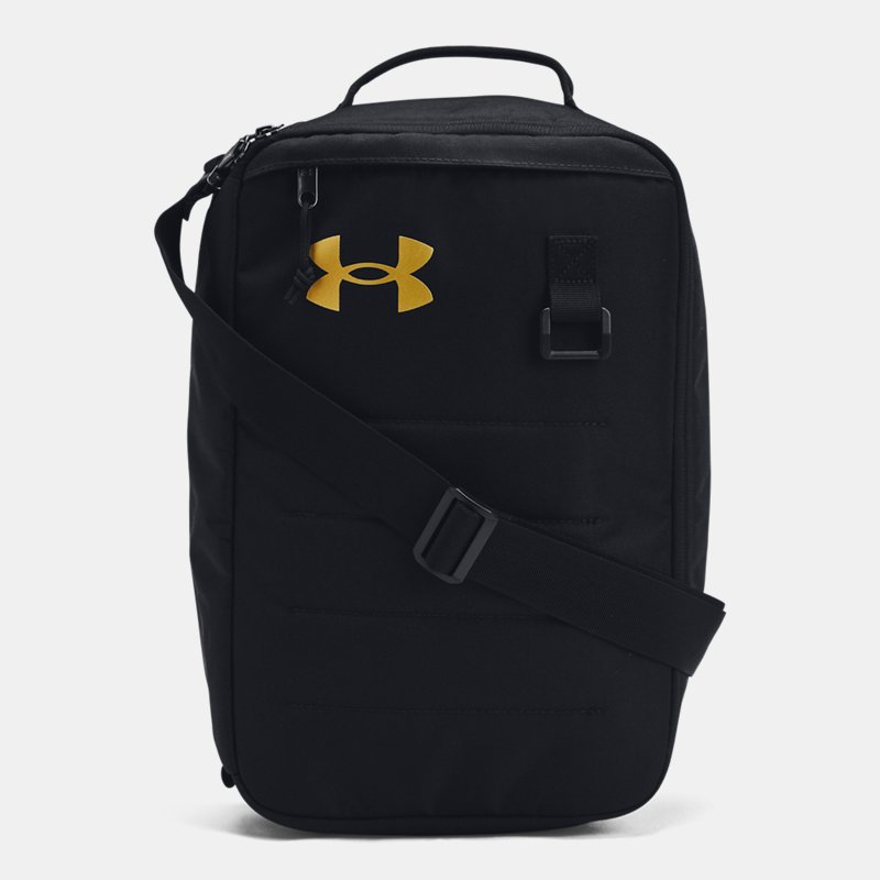 Reput ja laukut Under Armour Contain Schuhbeutel Schwarz / Metallisch Gold EINHEITSGRÖSSE Musta | 1381921-001