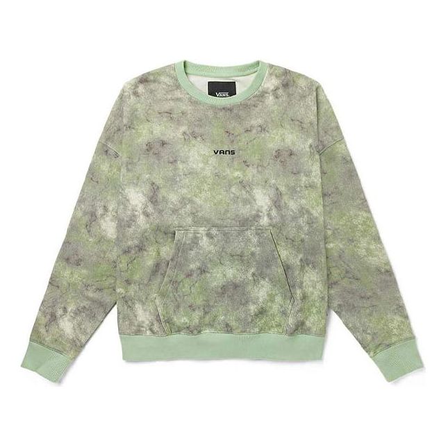 Villapaita Vans Tie Dye Loose Fit Crewneck Sweatshirt Vihreä | VN0A5H8UYAN