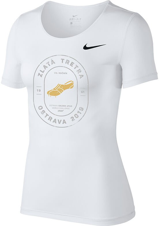 T-paita Nike Pro CL ZLATA TRETRA T-Shirt Valkoinen | 725745-100-zt