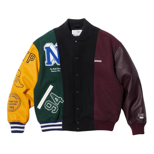 Bomber-takki Supreme Split Varsity Jacket by Maison Margiela Monivärinen | SUP-SS24-110, 0
