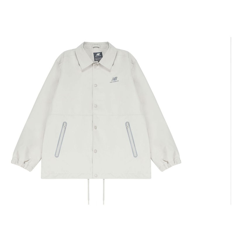 Tuulitakki New Balance Sport Coach Jacket Beige | 5AC39503-LBE
