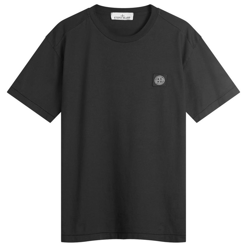 T-paita Stone Island Stone Island Patch Logo T-Shirt, Size Large Musta | K2S152100027-V0029