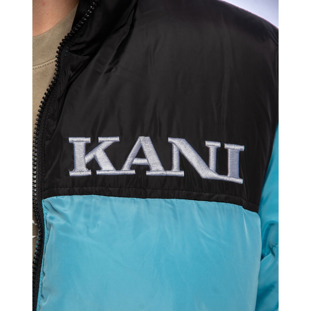 Puffer takki Karl Kani Karl Kani Retro Essential Puffer Jacket Sininen | PD00007604, 1