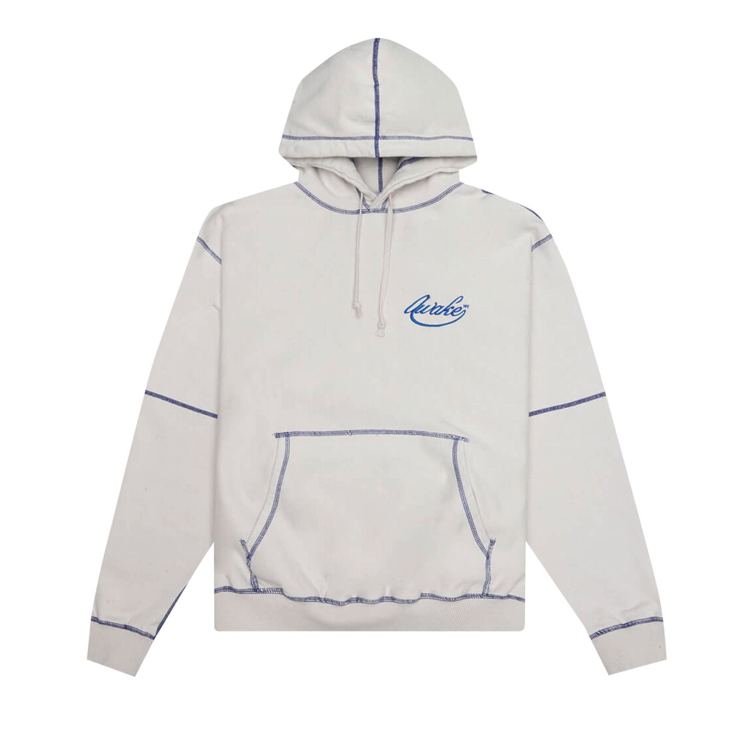Huppari Awake NY Contrast Stitch Script Logo Hoodie Valkoinen | AWK SP22 HD002 CREA, 1