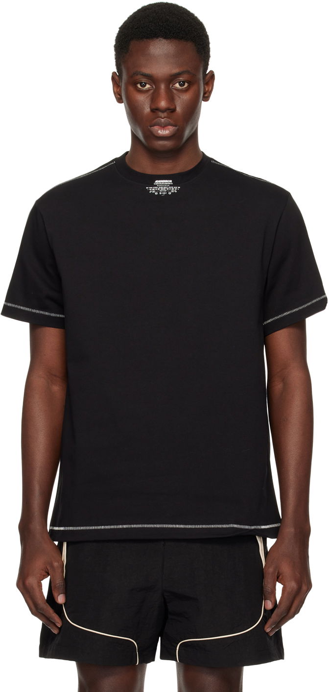 T-paita ADER ERROR Printed T-Shirt Musta | BN01SSTS0103BK