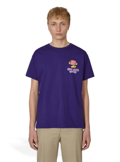 T-paita Sky High Farm Flatbush Printed T-Shirt Violetti | SHF03T001 1