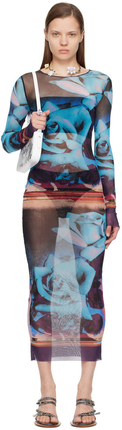 Mekko Jean Paul Gaultier Jean Paul Gaultier Roses Print Maxi Dress Monivärinen | 24/25-F-RO090-T547-275020