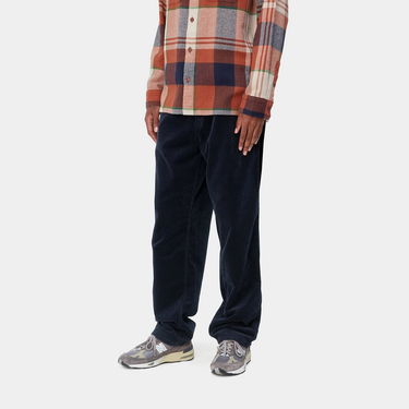 Housut Carhartt WIP Simple Pant "Dark Navy rinsed" Tummansininen | I027217_1C_02, 4