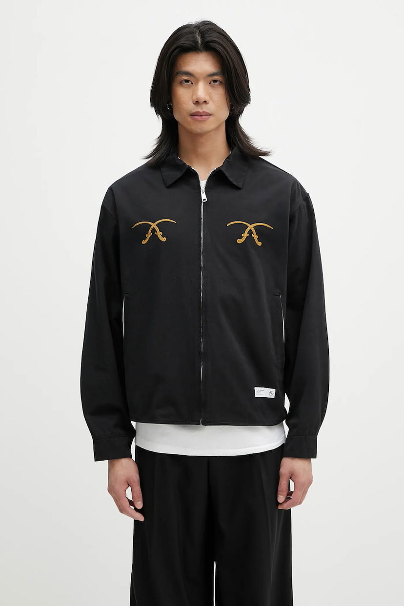 Takki Neighborhood NEIGHBORHOOD Souvenir Jacket Musta | 251UTNH.JKM03