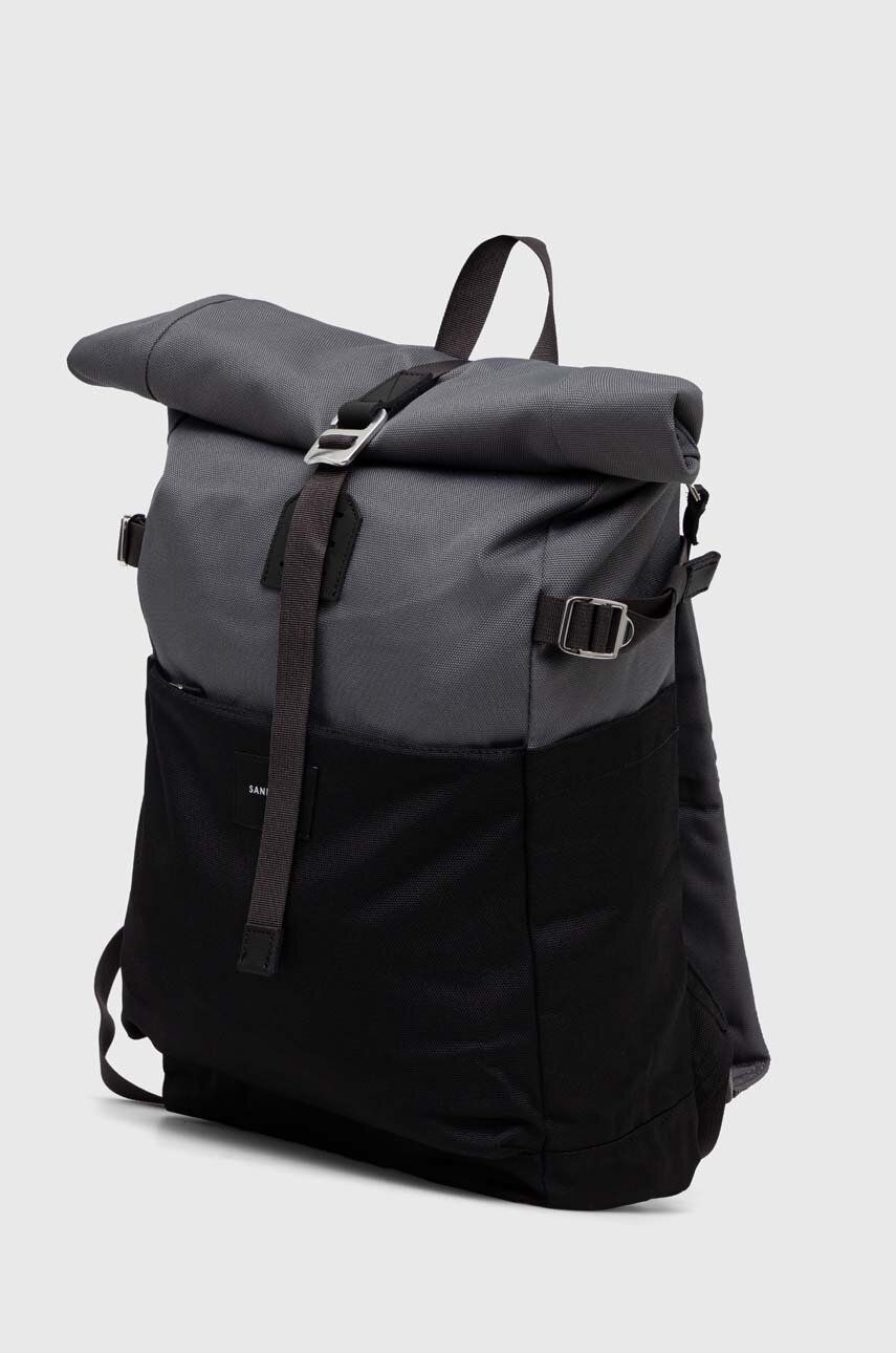 Reppu Sandqvist Backpack Ilon Smooth Harmaa | SQA2049, 1