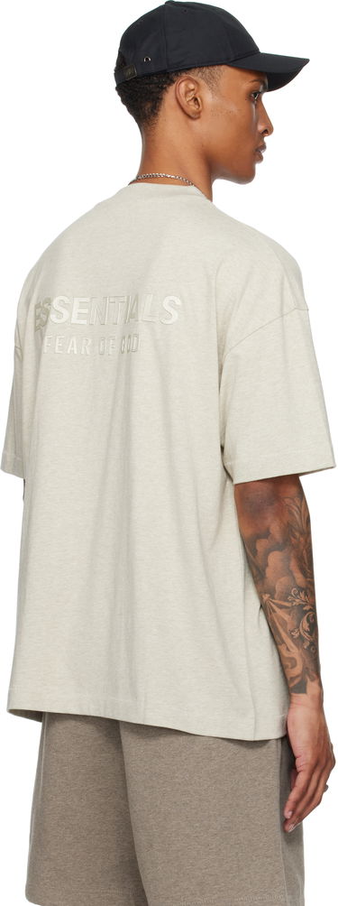 T-paita Fear of God Fear of God ESSENTIALS Classic Fit T-Shirt Beige | 125SP254192F, 2