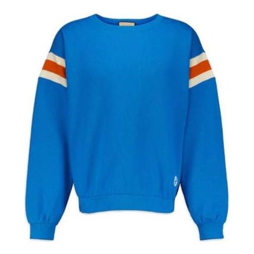 Villapaita Gucci Striped Sweatshirt Sininen | 756653-XJFWE-4371