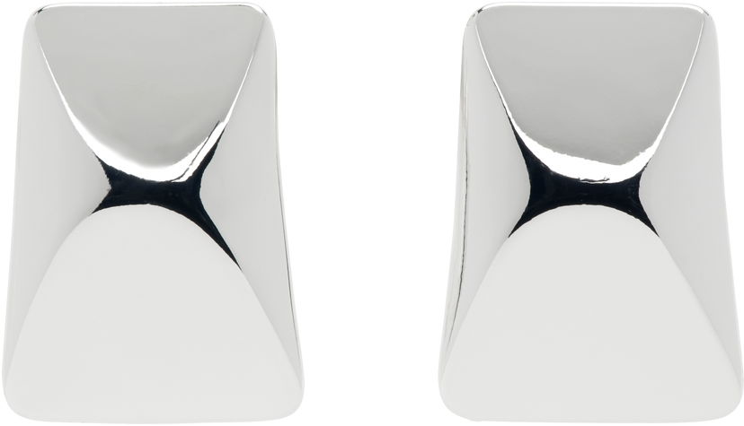 Korvakorut Anine Bing ANINE BING Curved Rectangle Earrings Metallinen | A-15-10734-SLV1