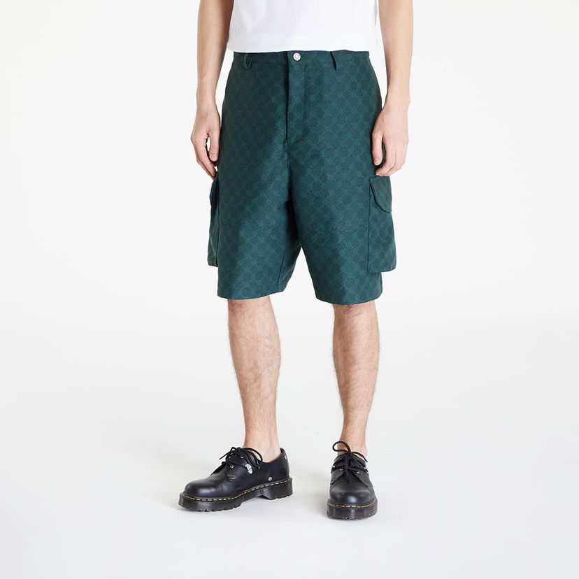 Shortsit DAILY PAPER Benji Monogram Cargo Shorts Vihreä | 2411050