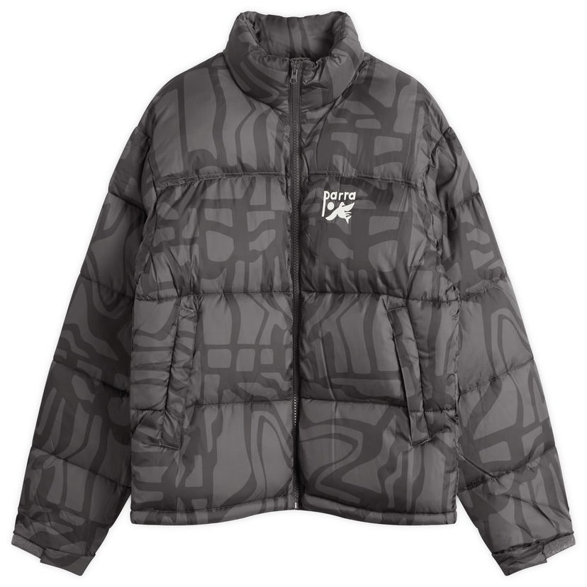 Puffer takki By Parra Broken FTP Puffer Jacket Musta | 54350-BLK