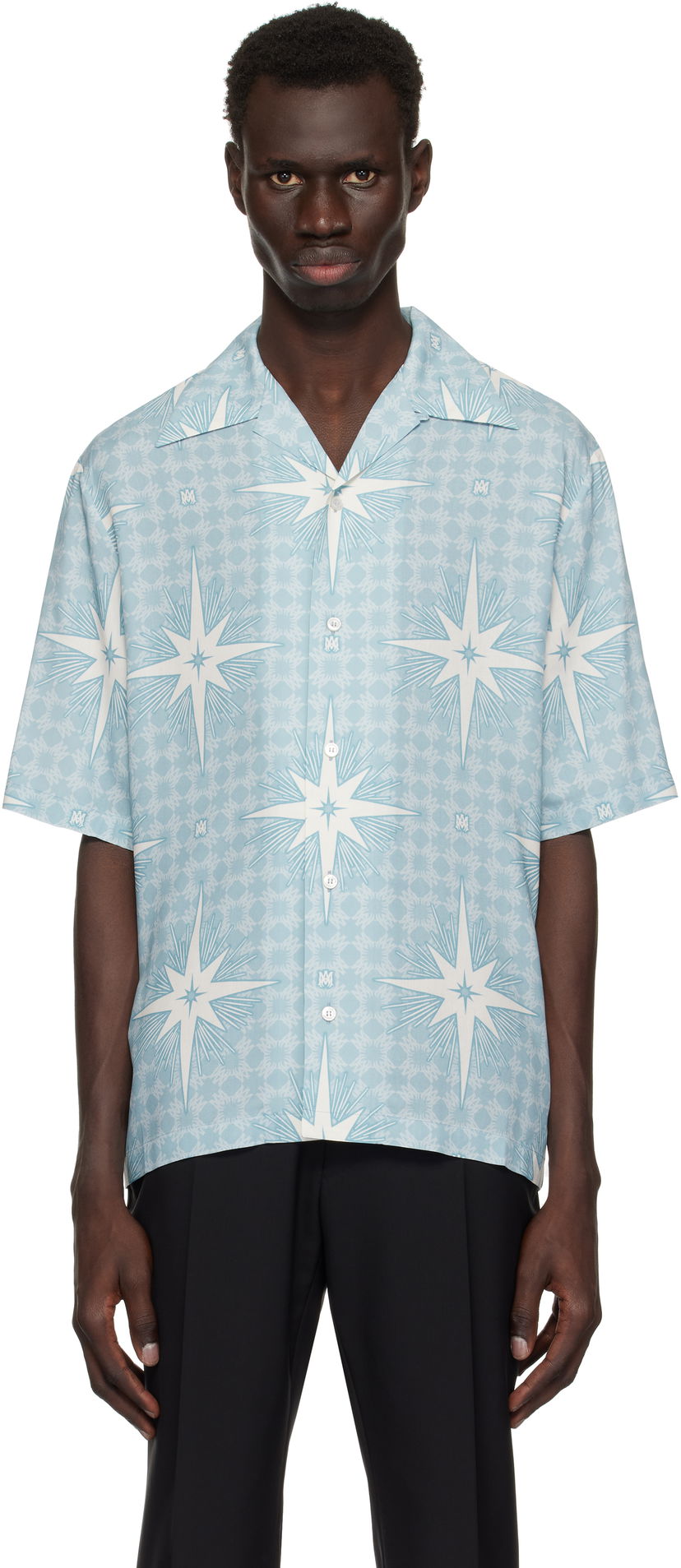 Paita AMIRI AMIRI Starburst Camp Shirt Sininen | AMSTCA1101