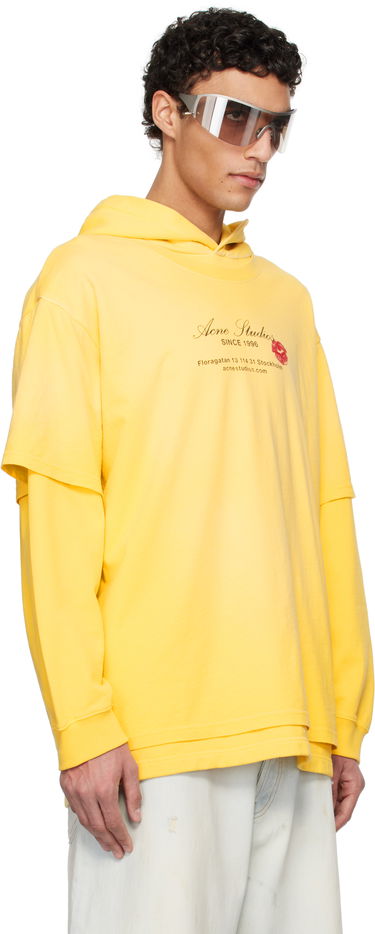 Huppari Acne Studios Acne Studios Double-Layered Hoodie Ruskea | AI0160-, 4