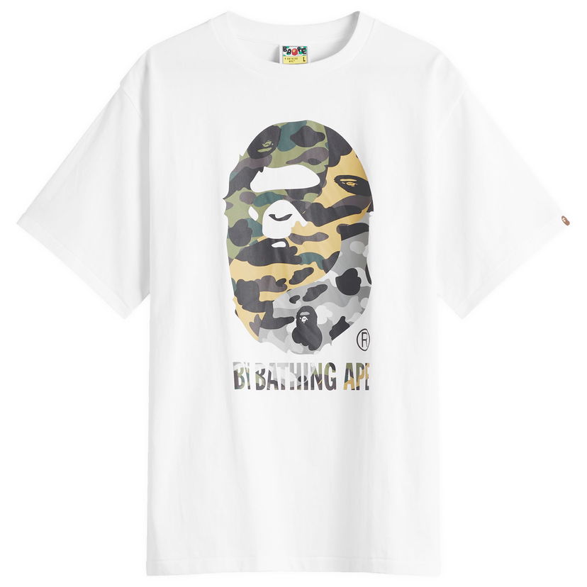 T-paita BAPE 1St Camo Crazy T-Shirt Size Large Valkoinen | 001TEL301017M-WHT