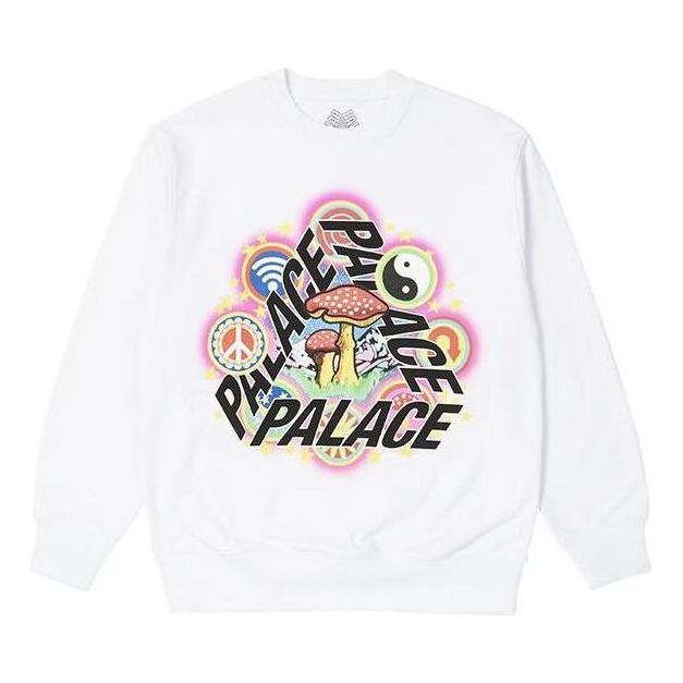 Huppari Palace Palace Bun 5G Sweatshirt Valkoinen | P23CW037