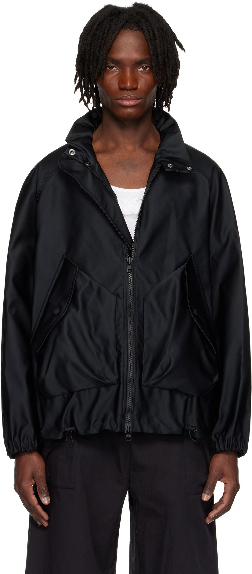 Takki Simone Rocha Simone Rocha Harrington Jacket Musta | 6121 1221