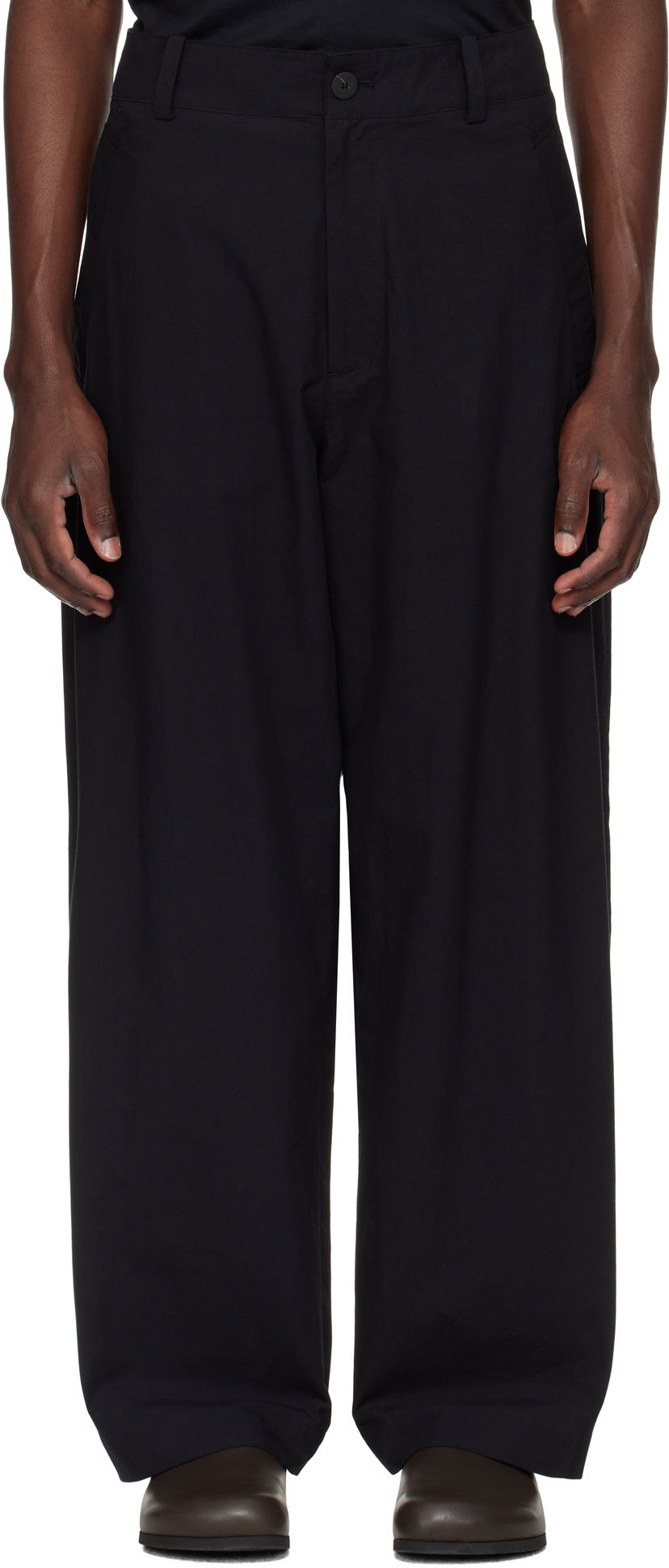 Housut Studio Nicholson Mura Trousers Musta | MURA SNM - 1361