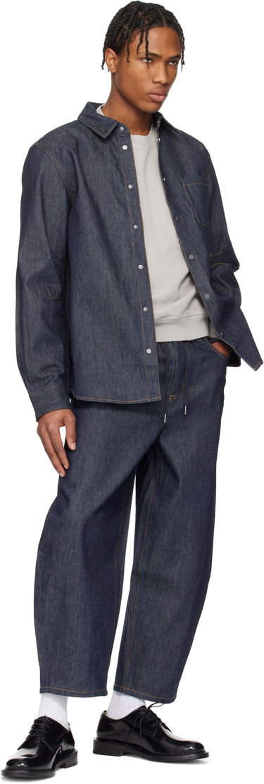 Paita Helmut Lang Helmut Lang Curved Classic Denim Shirt Sininen | O09DM501, 3