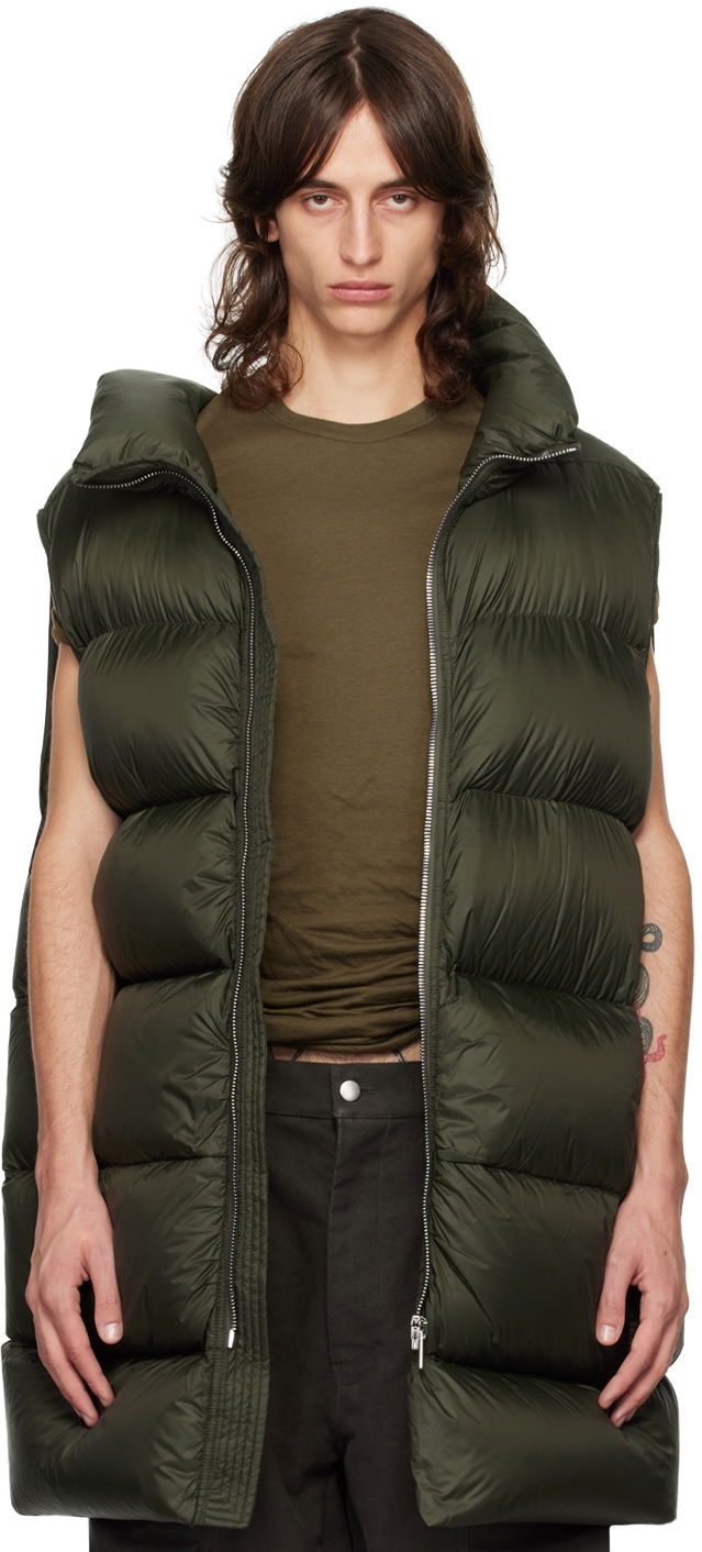 Liivi Rick Owens Flight Down Vest Vihreä | RU02D6783 NPD3