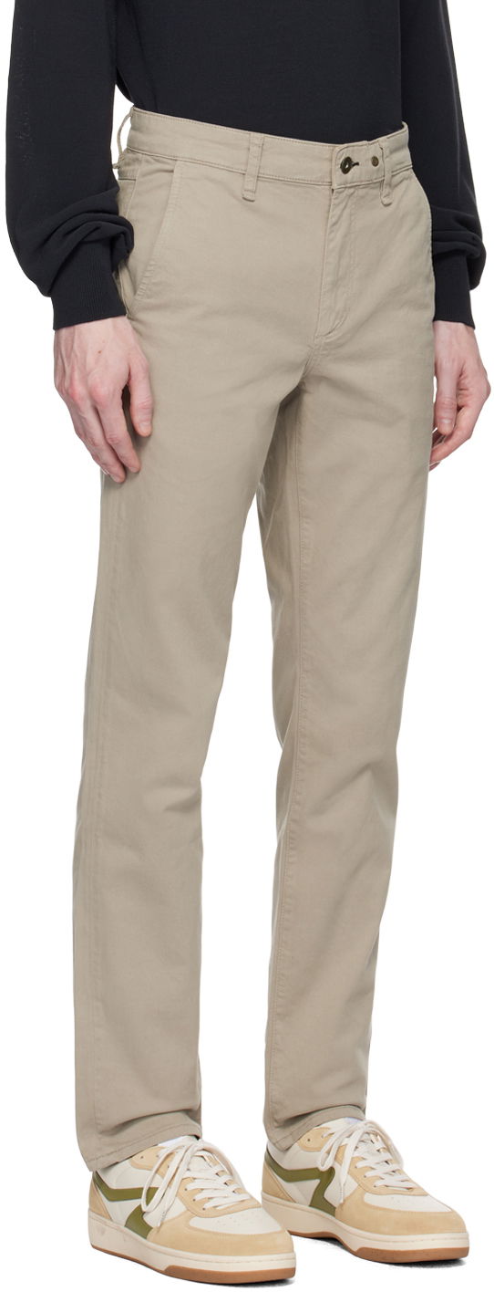 Housut rag & bone Rag & Bone Slim-Fit Trousers Beige | MBW22S712336ML, 1