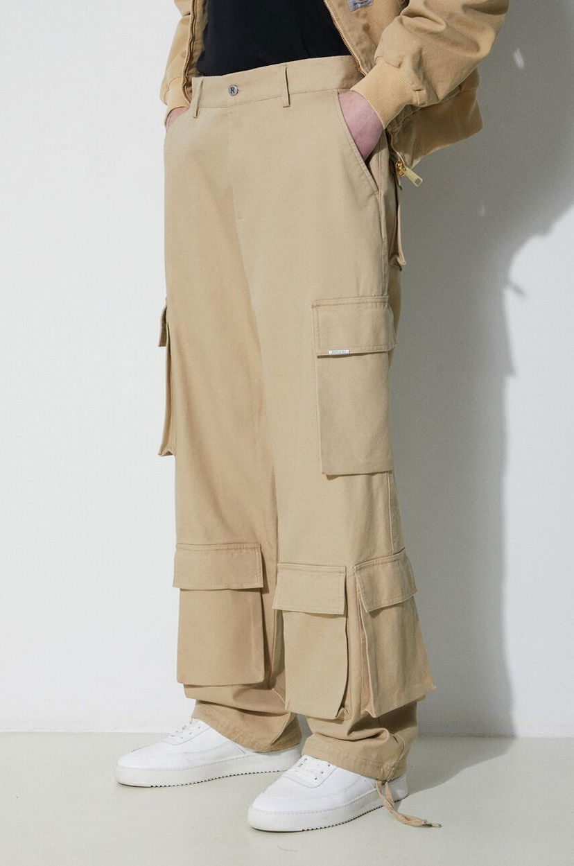 Cargo housut Represent Clo Cargo Pants Baggy Beige | MLM521.494