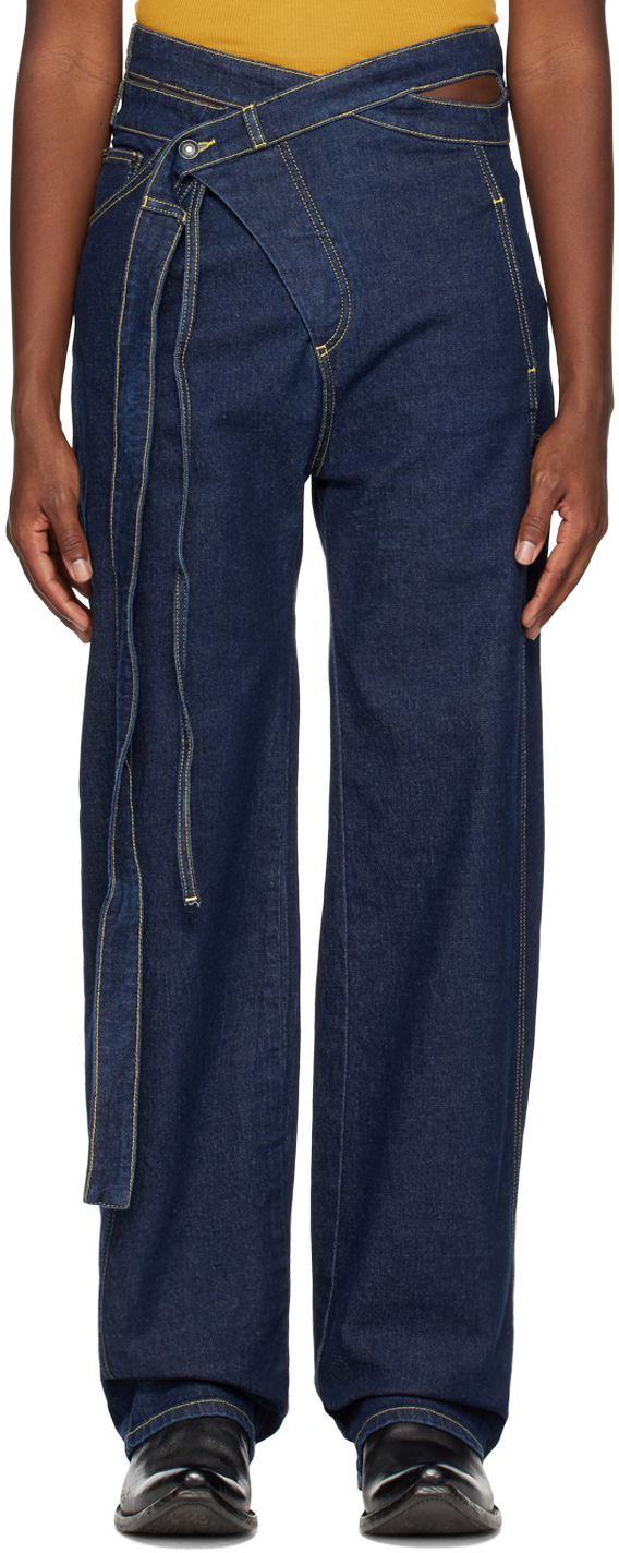 Jeans Ottolinger Ottolinger Signature Wrap Jeans Sininen | 1700201E