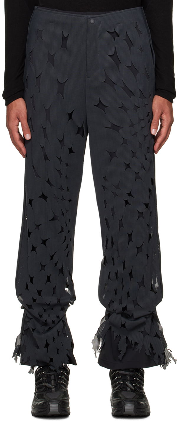 Housut Post Archive Faction (PAF) Cutout Double Layered Trousers Musta | 5.1 BTPL-B