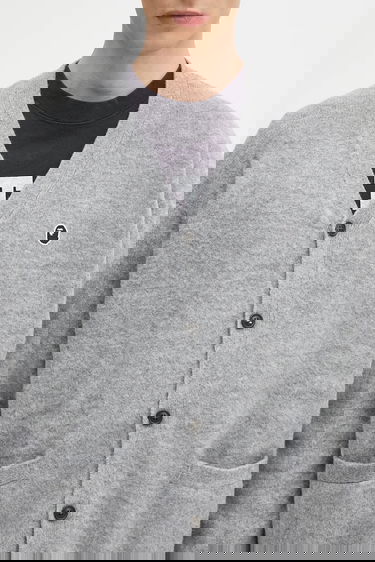 Villapaita BAPE A Bathing Ape One Point Cardigan Harmaa | 1K80120004, 3