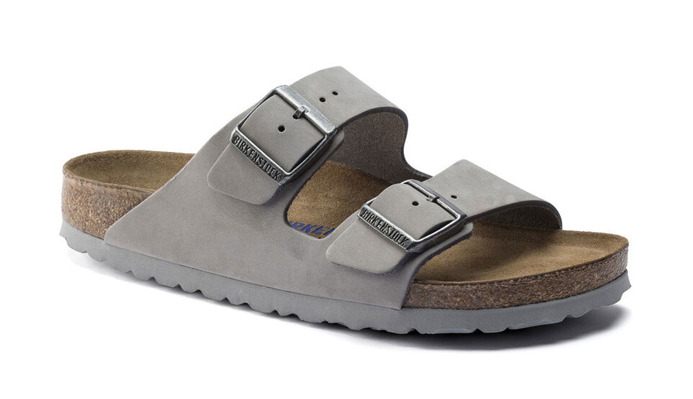 Tennarit ja kengät Birkenstock Arizona SFB Nubuck Leather Narrow Fit W Harmaa | 1020973, 1