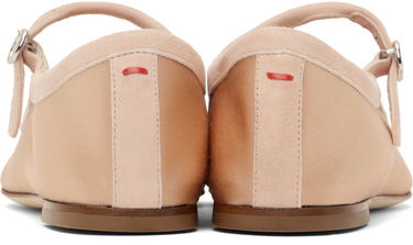Asusteet Aeyde Aeyde Uma Satin Toe-Cap Ballerina Flats Vaaleanpunainen | A11-FL-RKLS08FL169-SS25-960-067, 1