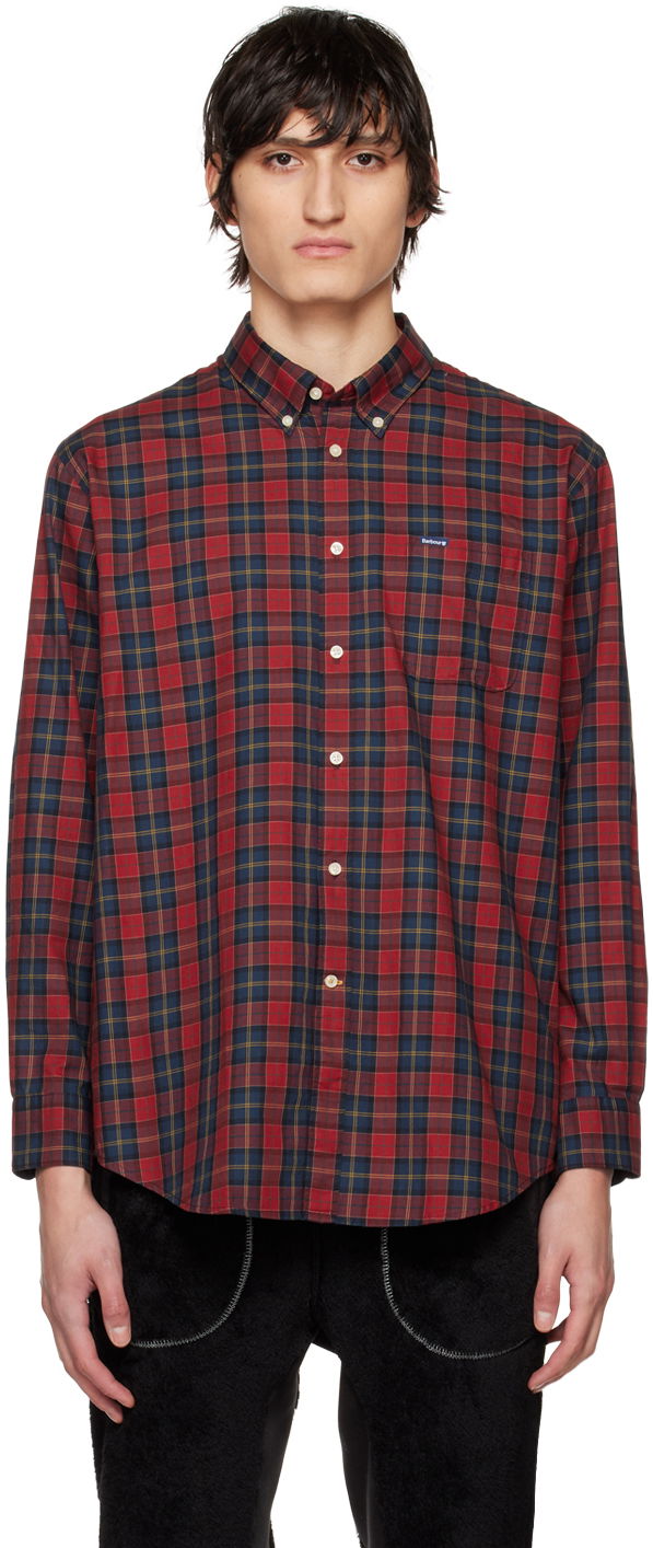Paita Barbour Barbour Check Button-Down Shirt Punainen | MSH5263RE96