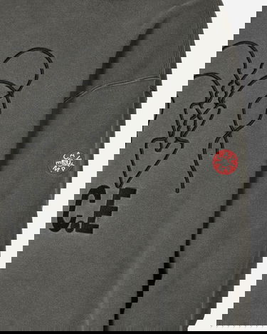 Huppari Cav Empt Overdye Wb Headsx4 C.E Crewneck Sweatshirt Charcoal Harmaa | CES25CS02 CHCL, 5