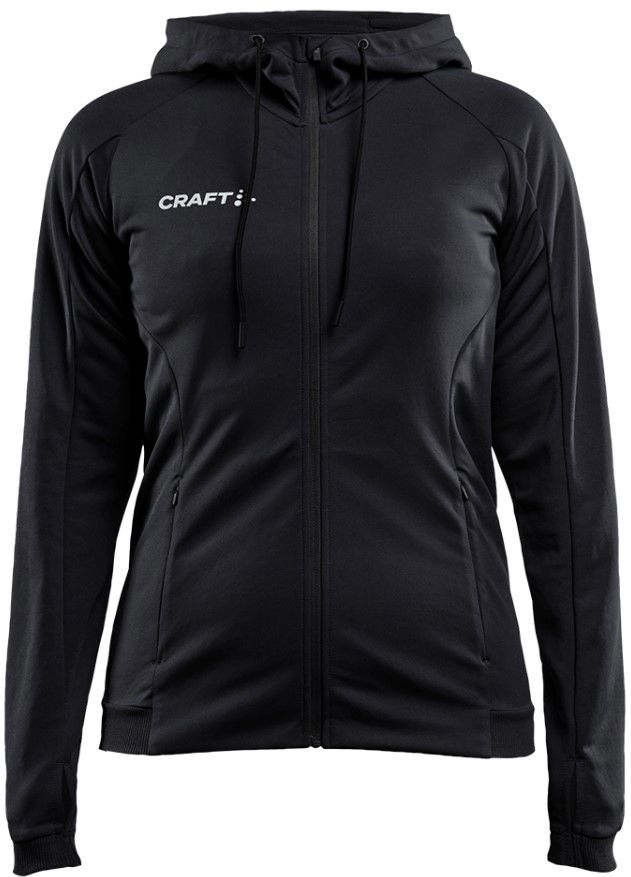 Huppari Craft Evolve Full-Zip Hooded Training Jacket Musta | 1910158-999000